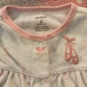 Carter's Soft Pink Ballet Onesie
